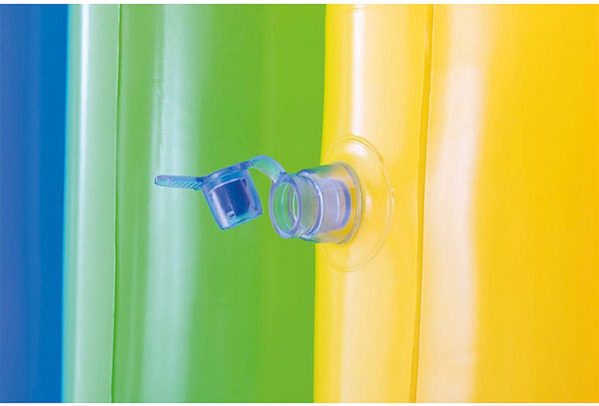 Intex opblaas Regenboog XXL 300 x 180 cm pvc