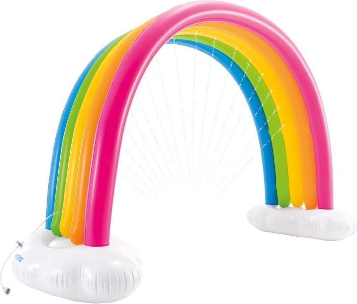 Intex opblaas Regenboog XXL 300 x 180 cm pvc