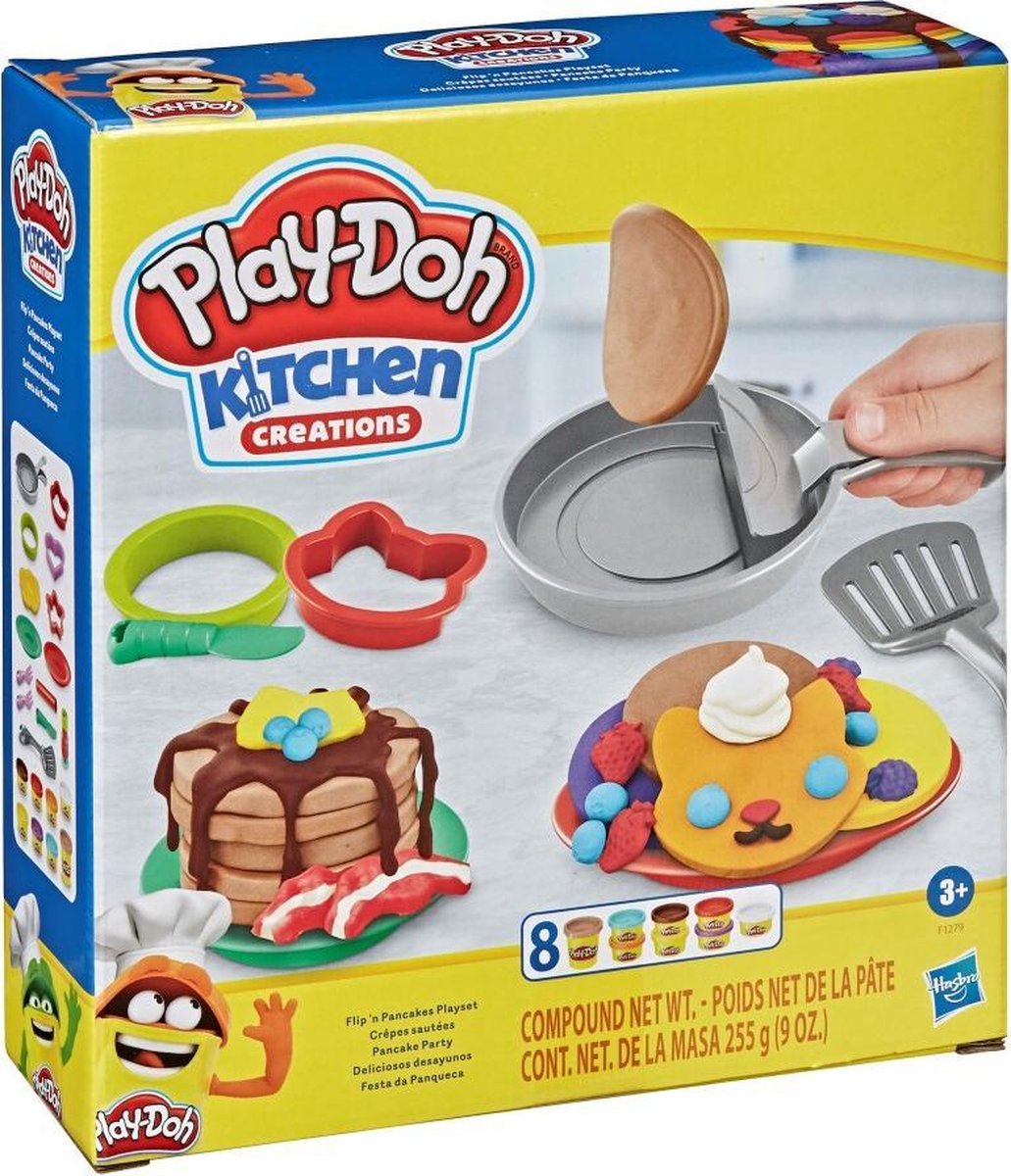 Play-doh Play Doh speelset Kitchen flip in the pan junior 23 delig