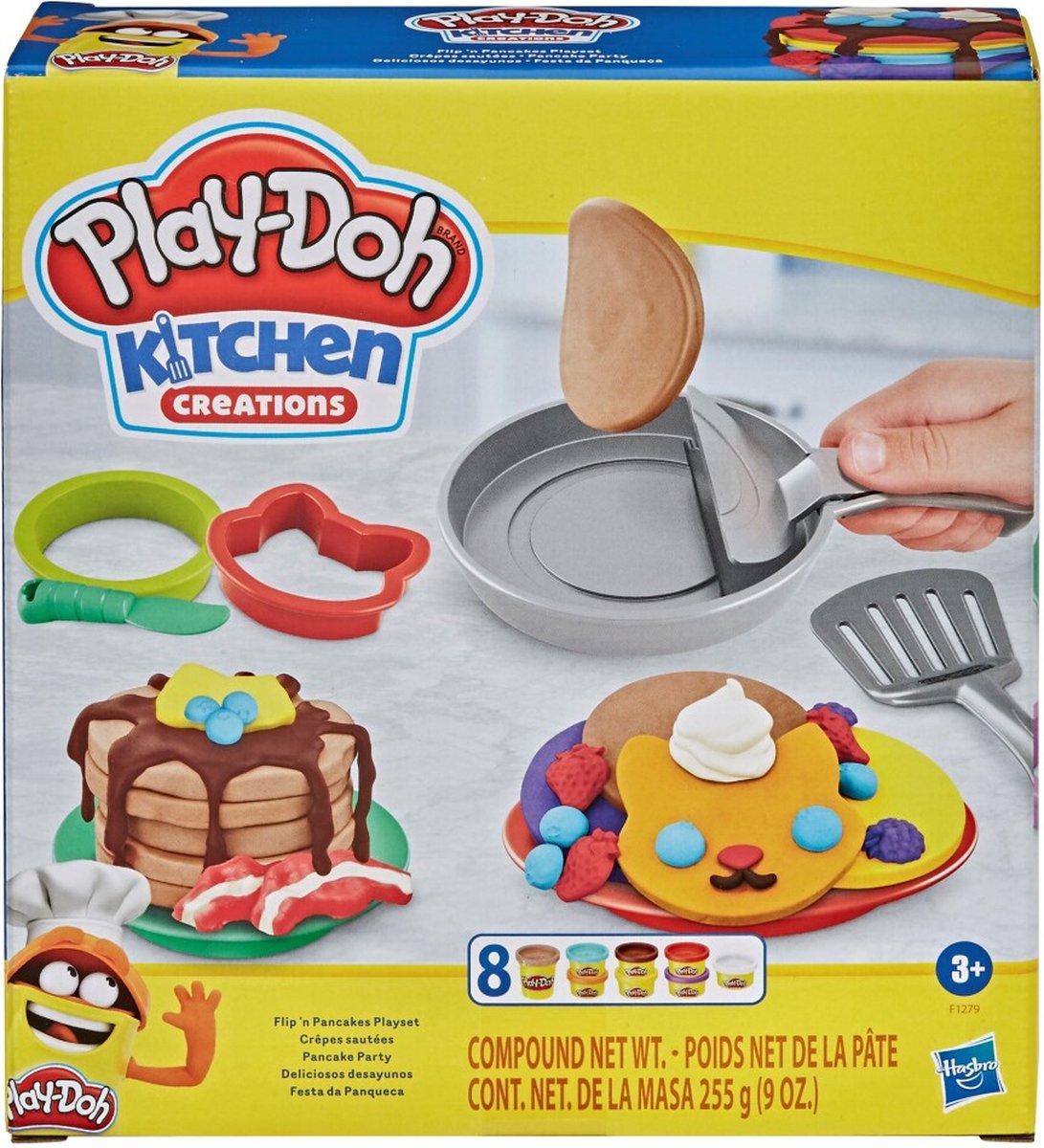 Play-doh Play Doh speelset Kitchen flip in the pan junior 23 delig