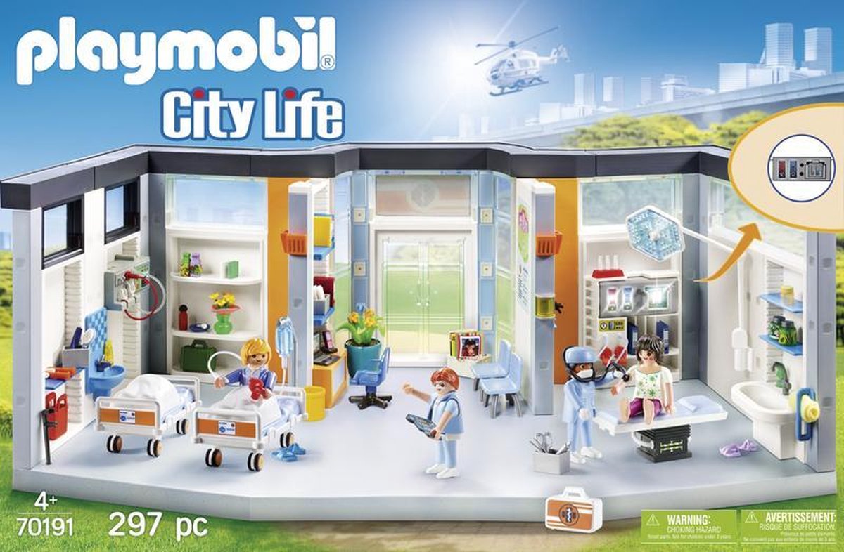 Playmobil City Life Ingerichte Ziekenhuisvleugel (70191)