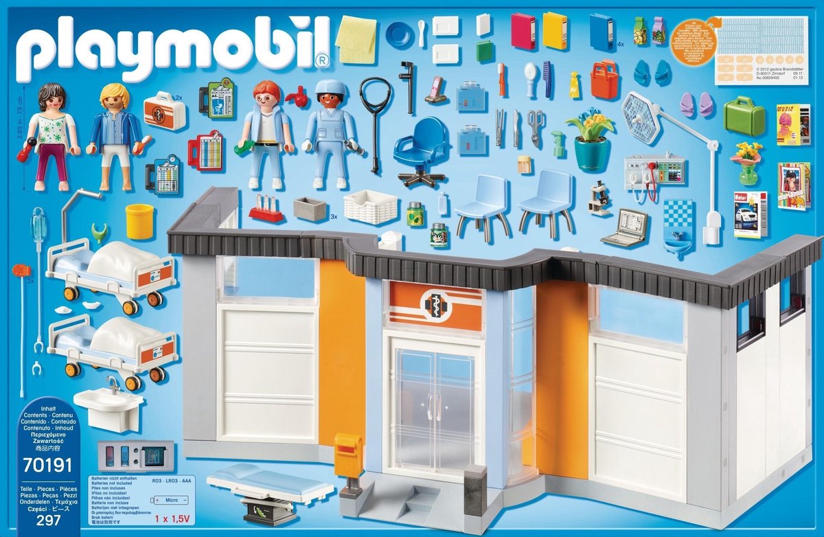 Playmobil City Life Ingerichte Ziekenhuisvleugel (70191)
