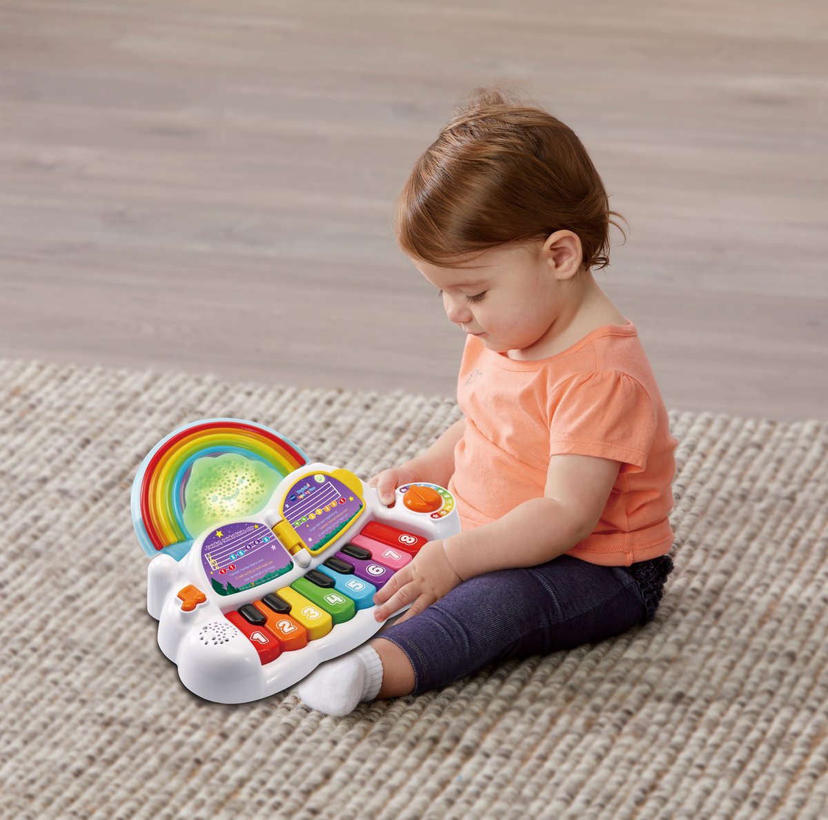 Vtech Magische Regenboog Piano 35 cm - Wit