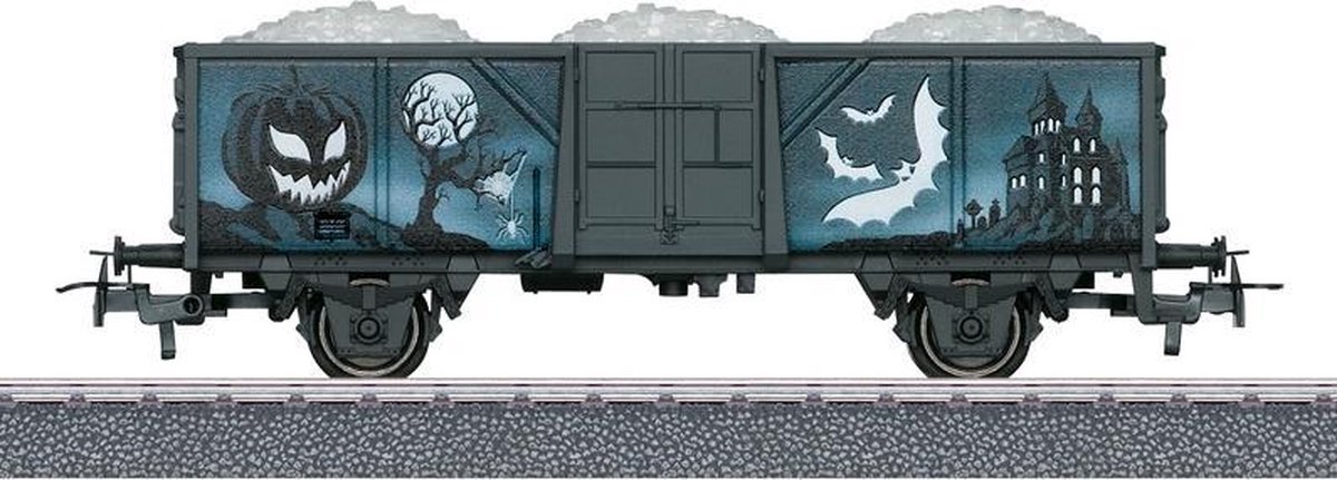 MÃ¤rklin Marklin goederenwagon Halloween digitaal 1:87 staal/zwart - Blauw