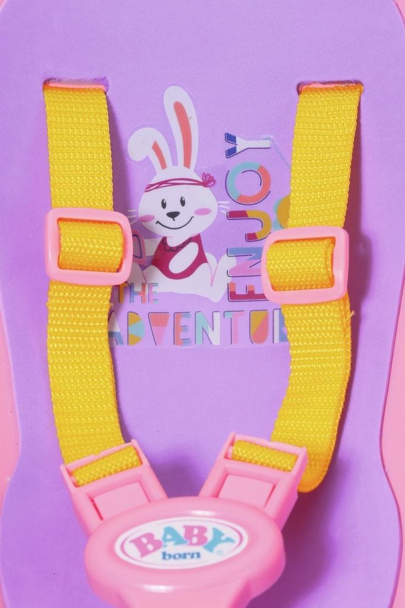 Zapf Creation BABY born wipstoel babypop meisjes 43 cm/paars - Roze