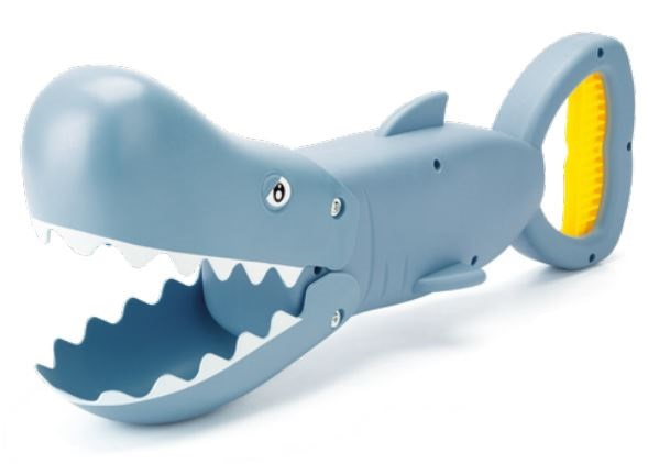 Yello zandschep Snappy Shark junior 36 cm - Blauw
