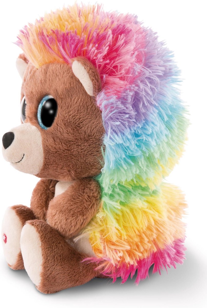 Nici knuffel Glubschis egel junior 25 cm pluche - Bruin