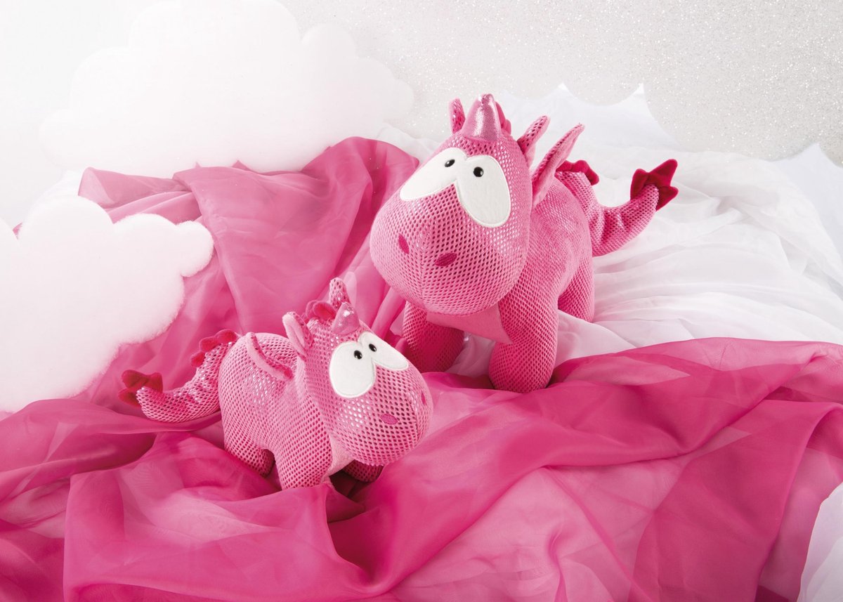 Nici knuffel Ruby de la junior 22 cm pluche/polyester - Roze