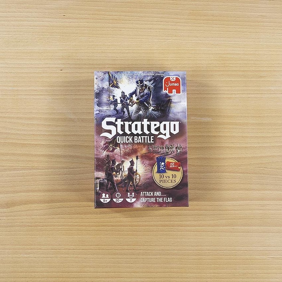 Jumbo strategiespel Stratego Quick Battle