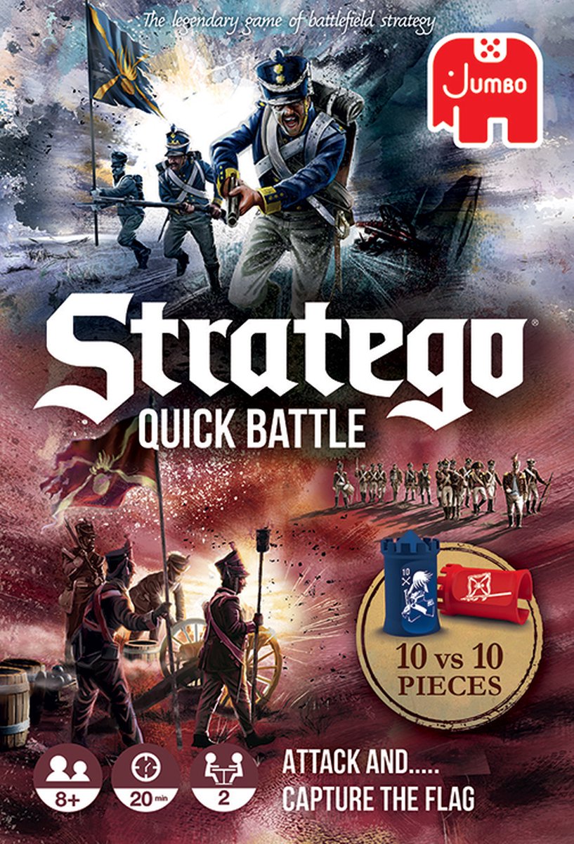 Jumbo strategiespel Stratego Quick Battle