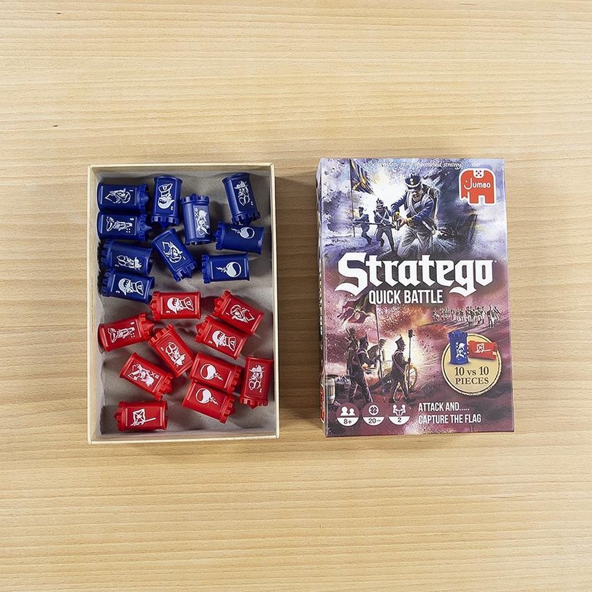 Jumbo strategiespel Stratego Quick Battle