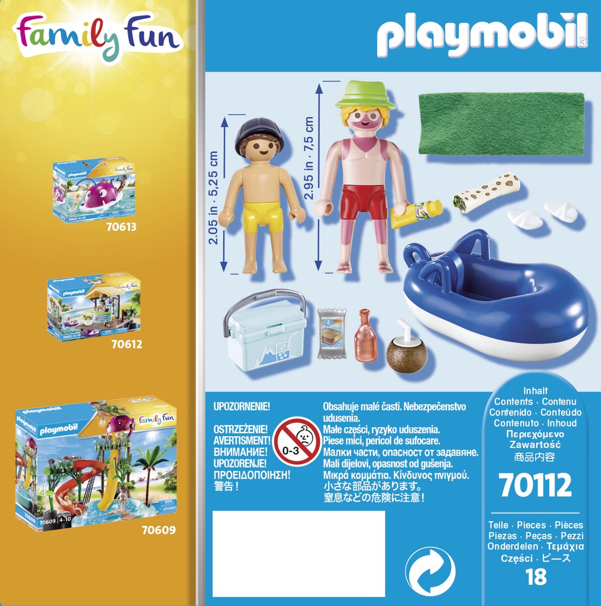 Playmobil Family Fun Badgast met zwembanden (70112)