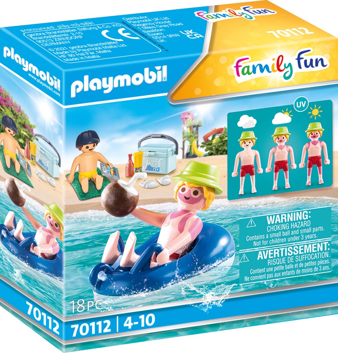 Playmobil Family Fun Badgast met zwembanden (70112)