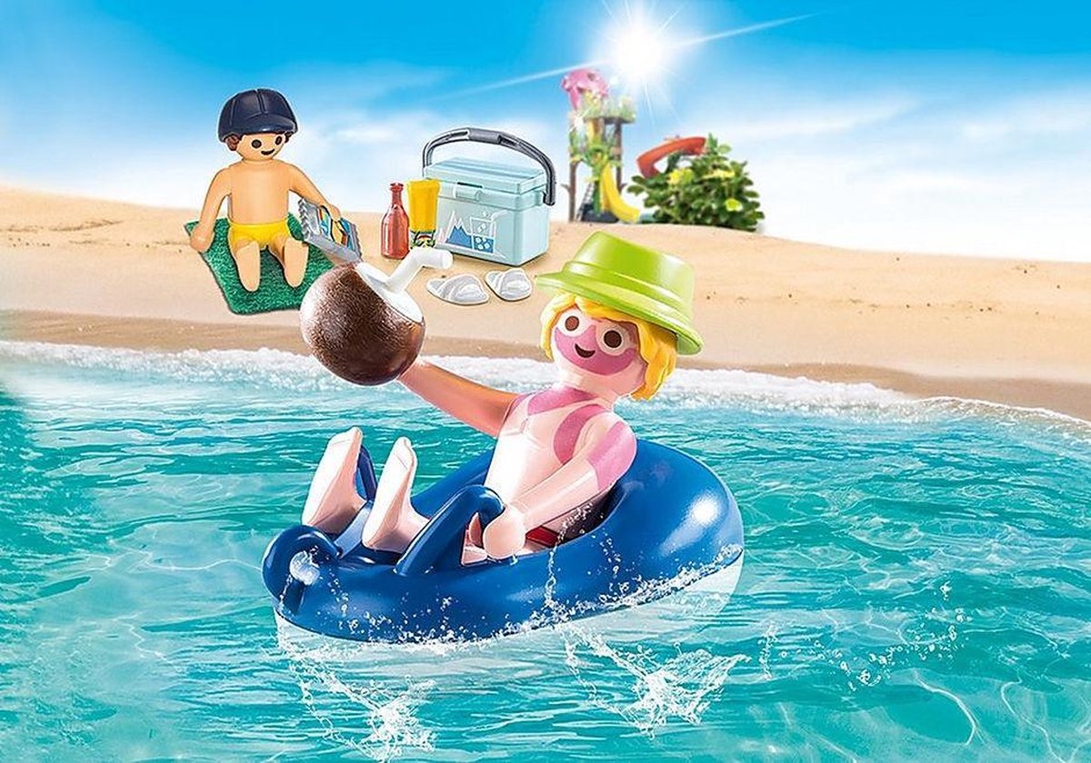 Playmobil Family Fun Badgast met zwembanden (70112)