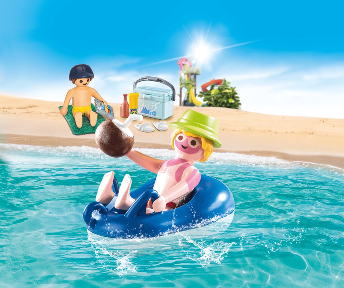 Playmobil Family Fun Badgast met zwembanden (70112)