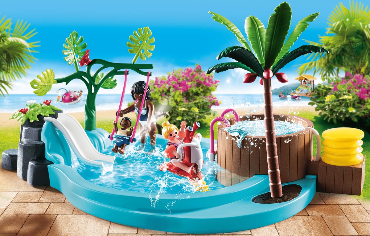 Playmobil Family Fun Kinderzwembad met whirlpool (70611)