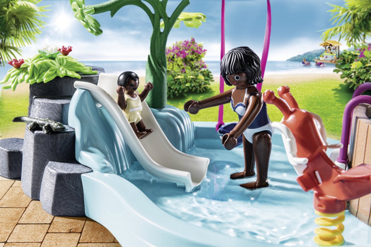 Playmobil Family Fun Kinderzwembad met whirlpool (70611)