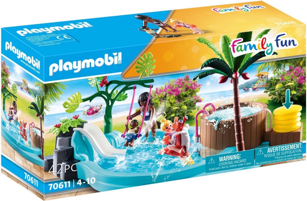 Playmobil Family Fun Kinderzwembad met whirlpool (70611)