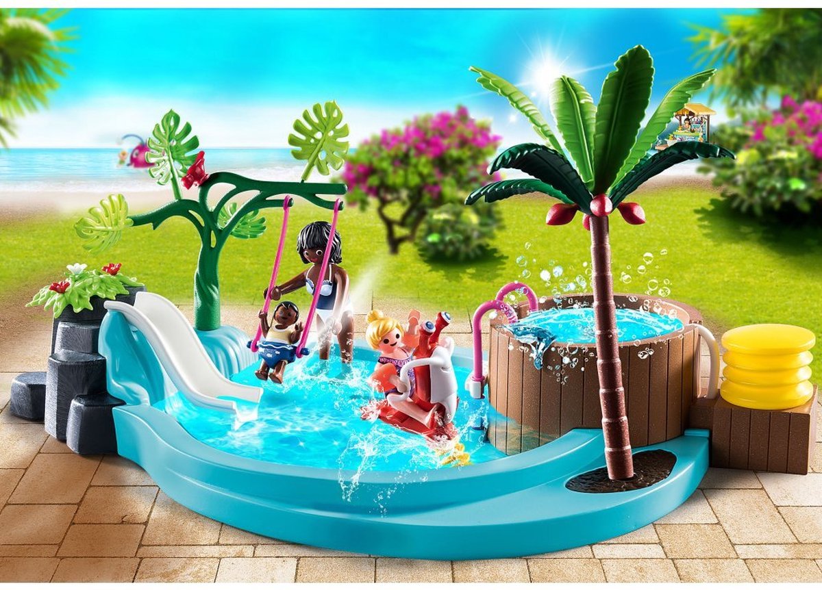 Playmobil Family Fun Kinderzwembad met whirlpool (70611)