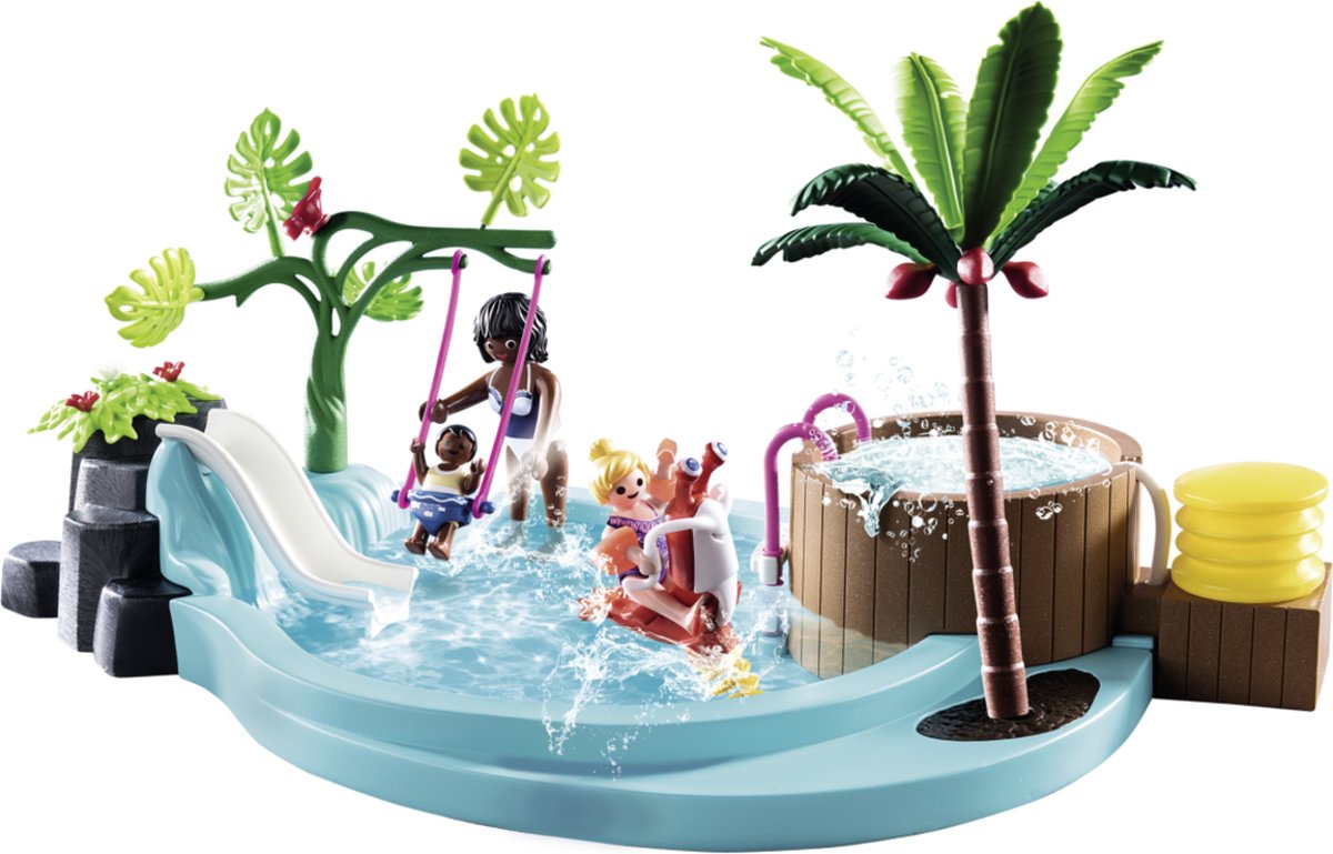 Playmobil Family Fun Kinderzwembad met whirlpool (70611)