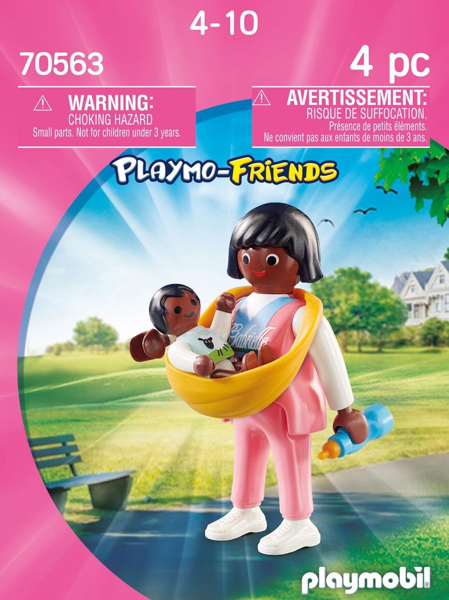 Playmobil Playmo Friends Mama met draagzak (70563)