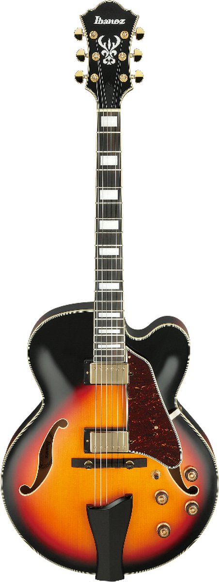 Ibanez AF95 Artcore Expressionist Brown Sunburst semi-akoestische gitaar