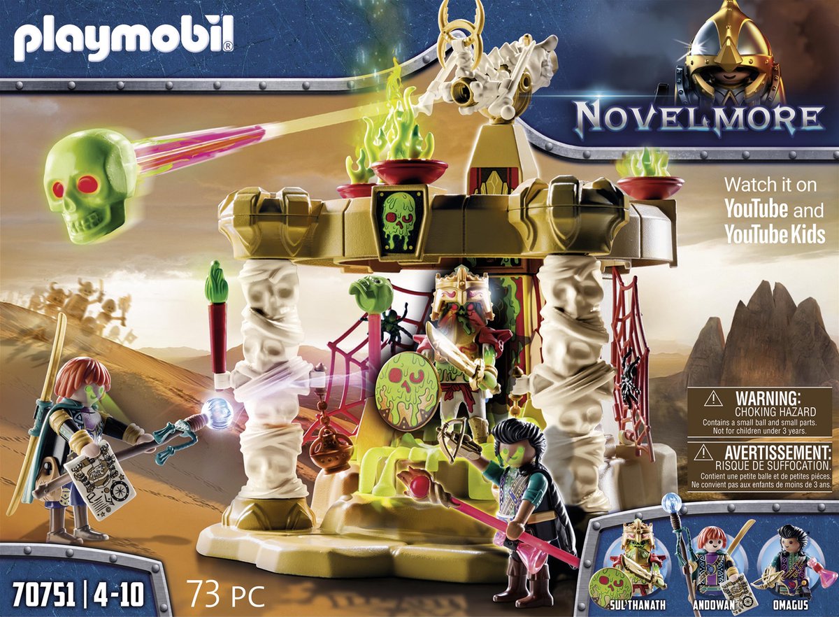 Playmobil 70751 Sal'Ahari Sands Tempel Van Het Skelettenleger