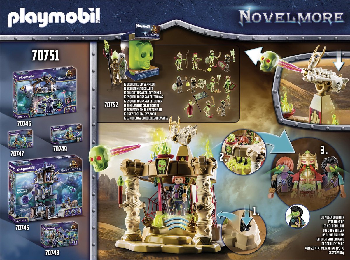 Playmobil 70751 Sal'Ahari Sands Tempel Van Het Skelettenleger