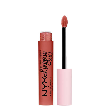 NYX Professional Makeup Lip Lingerie XXL Matte Liquid Lipstick Peach Flirt - Bruin