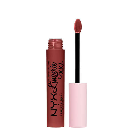 NYX Professional Makeup Lip Lingerie XXL Matte Liquid Lipstick Straps Up - Bruin