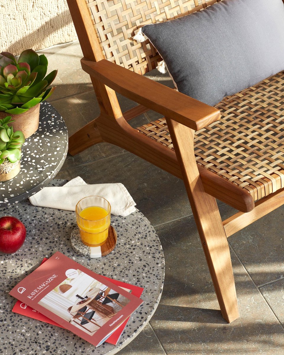 Kave Home Grignoon Tuinstoel - Beige