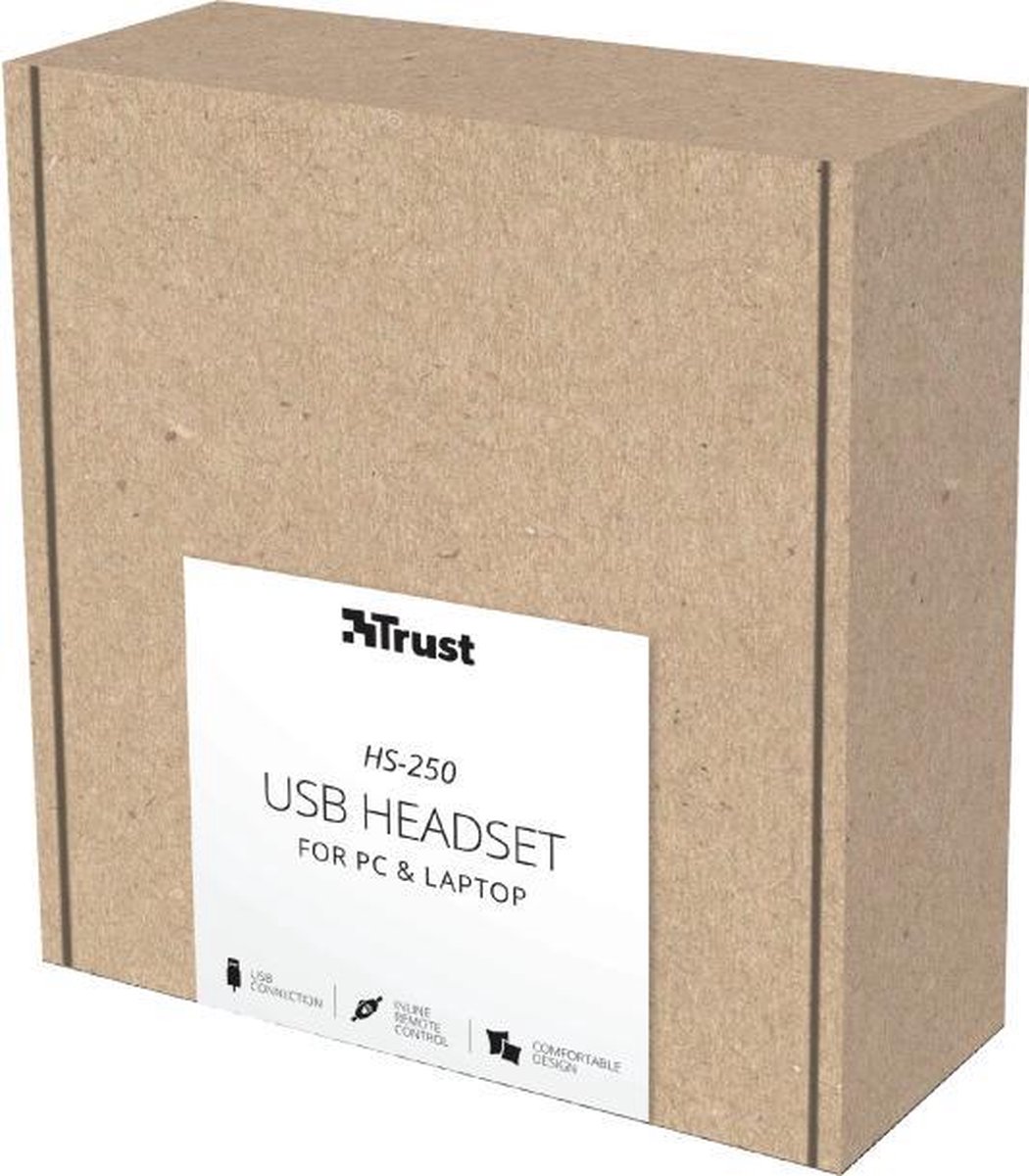 Trust HS-250 Headset Hoofdband - Zwart