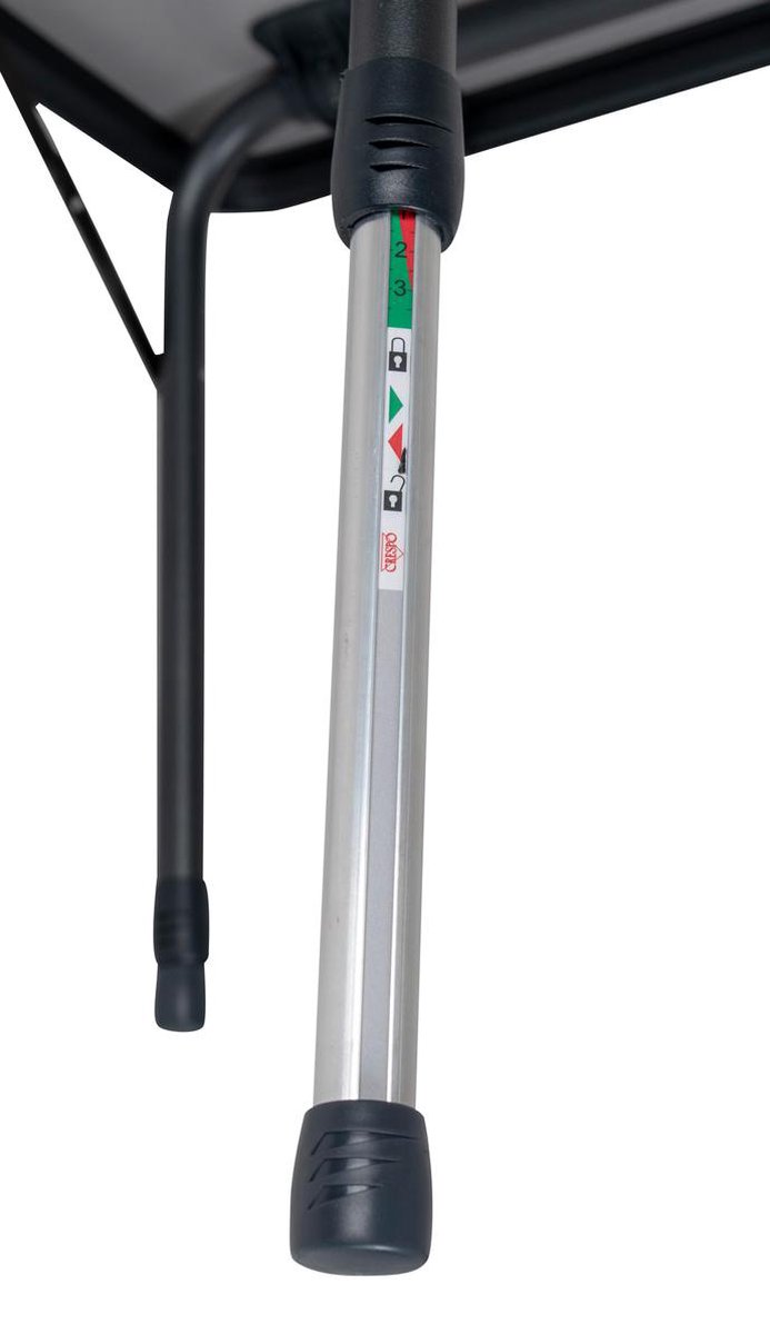 Crespo AP-250 / 65 x 53 cm Campingtafel - Zwart