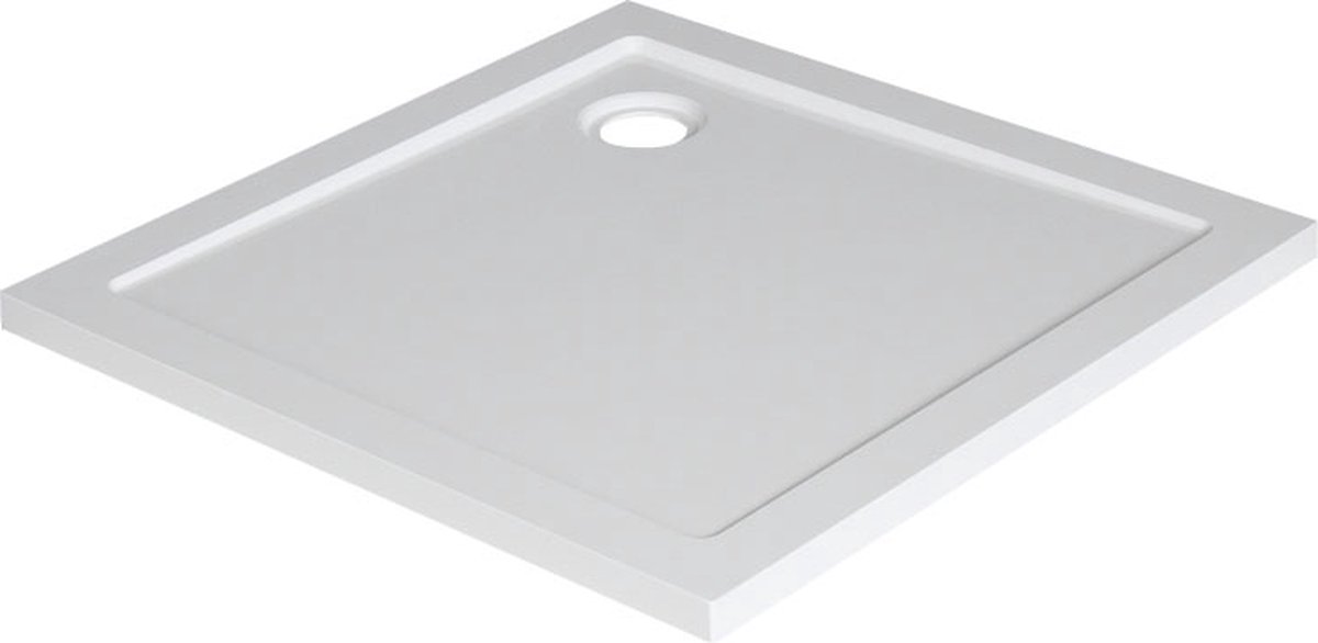 Wiesbaden Xellanz Douchebak 90x90x4cm SMC vierkant 21.3601 - Wit