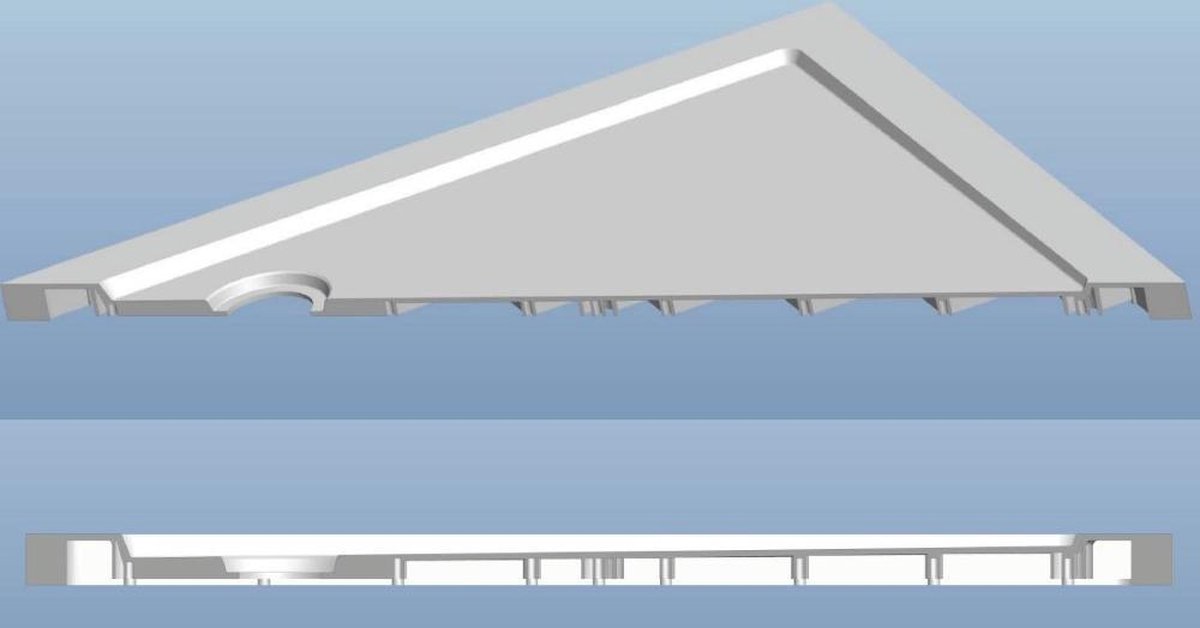 Wiesbaden Xellanz Douchebak 90x90x4cm SMC vierkant 21.3601 - Wit