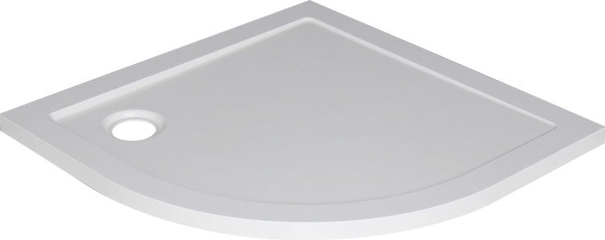 Wiesbaden Xellanz douchebak 90x90x4cm SMC kwartrond inbouw 21.3620 - Wit