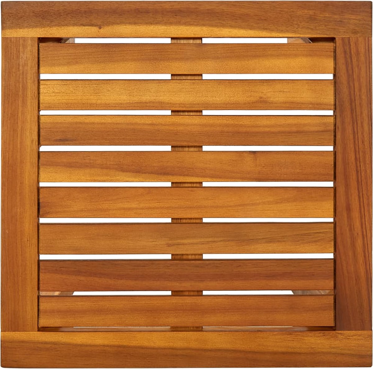 Vidaxl Ligbed Met Tafeltje Acaciahout - Bruin