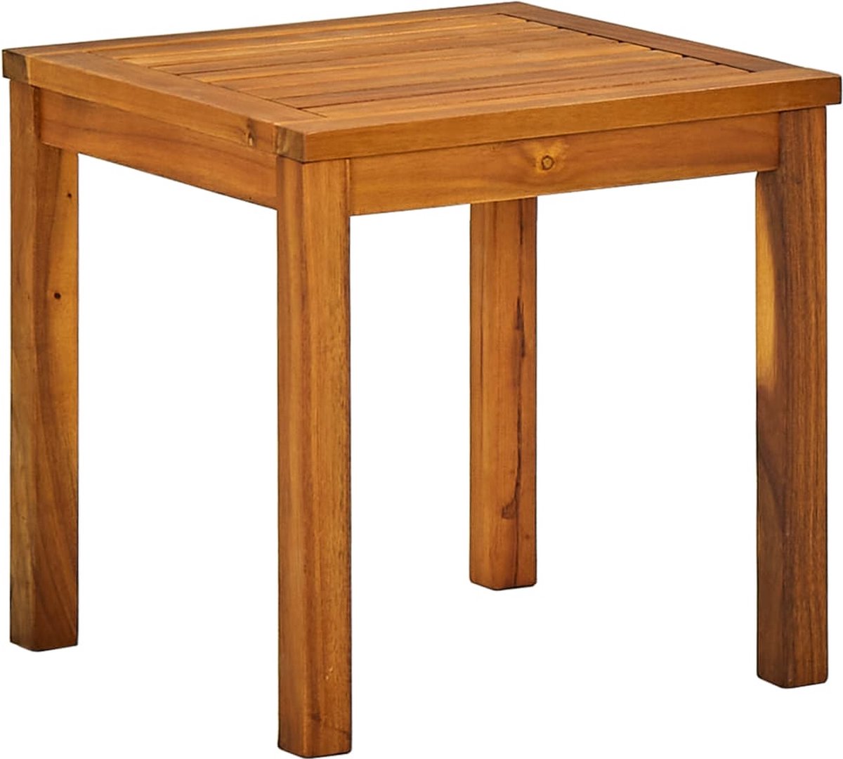 Vidaxl Ligbed Met Tafeltje Acaciahout - Bruin