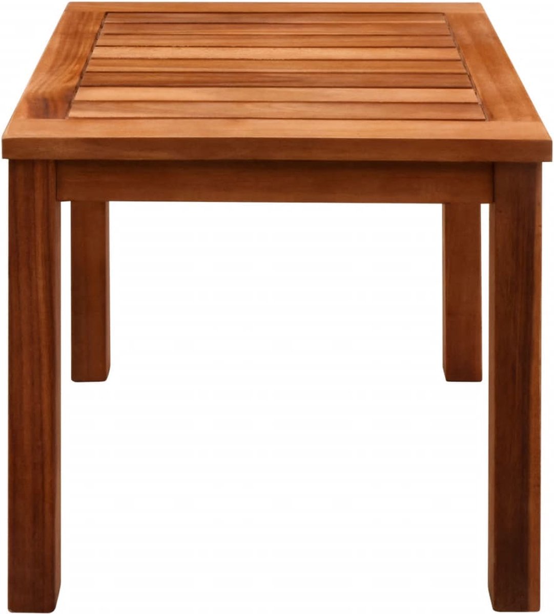 Vidaxl Ligbed Met Tafeltje Acaciahout - Bruin