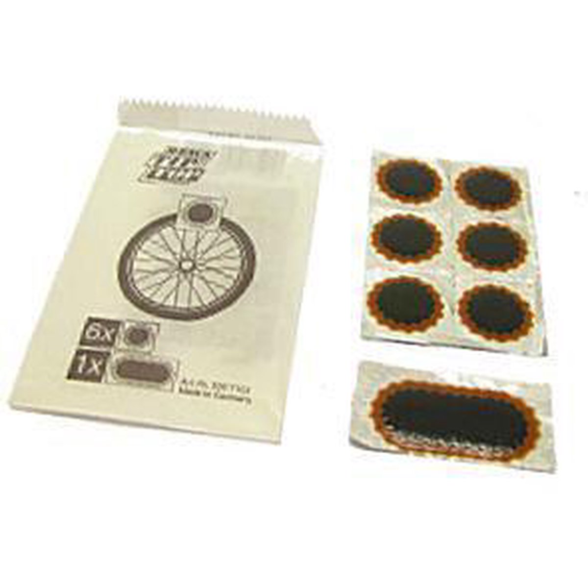 Rema Tip Top Bandenplakkers Tube Patch Rubber 7-delig - Zwart