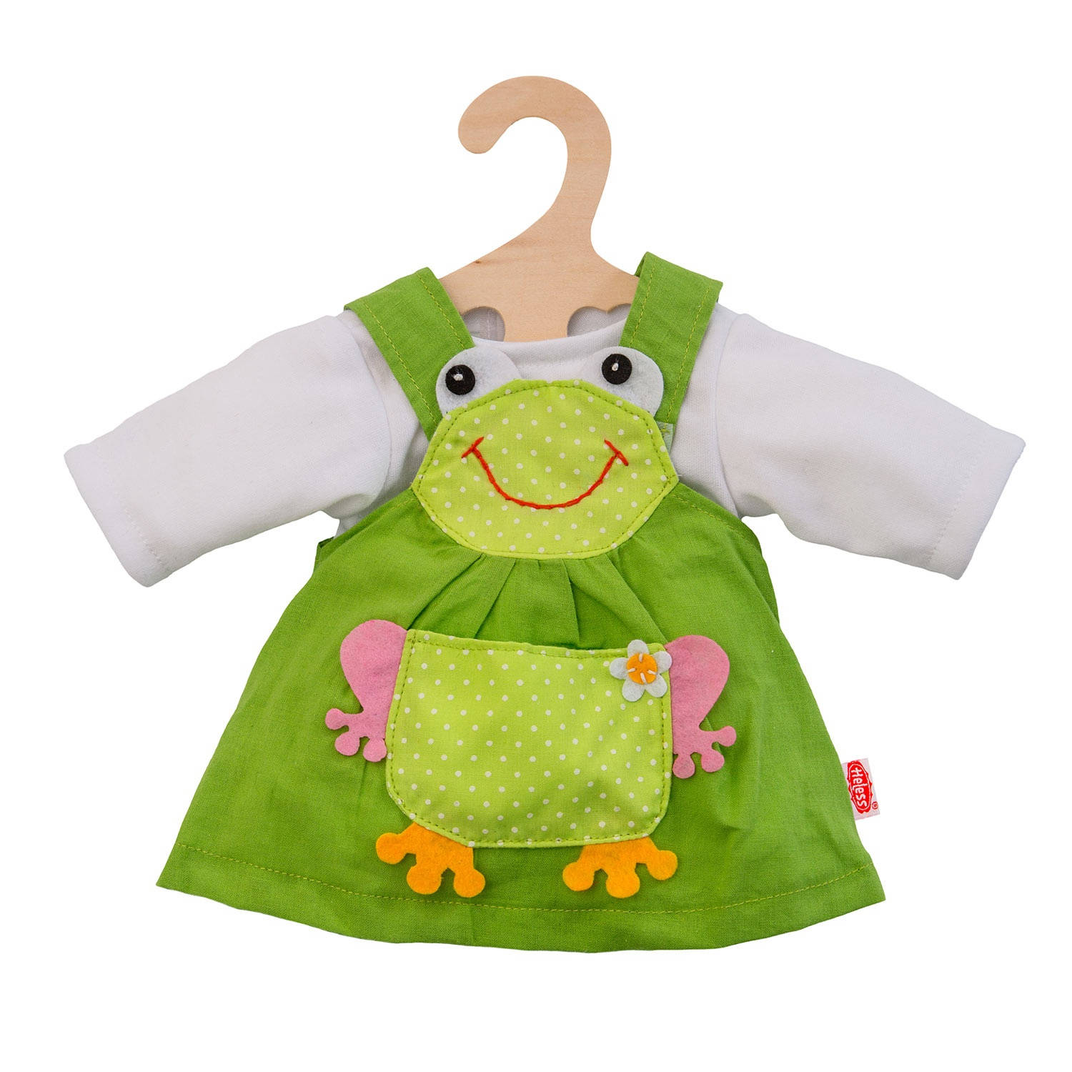 Heless Poppenkleding Kikkerjurk 28-35 Cm - Groen