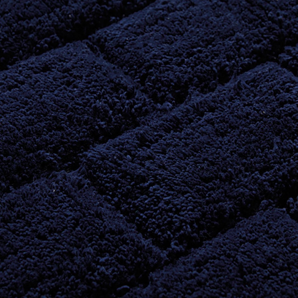 Seahorse Metro Badmat - 60 X 90 Cm - Indigo - Blauw