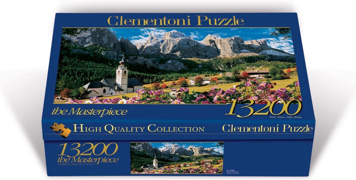 Clementoni Puzzel Sellagrupe - Dolomiten 13200 Stukjes