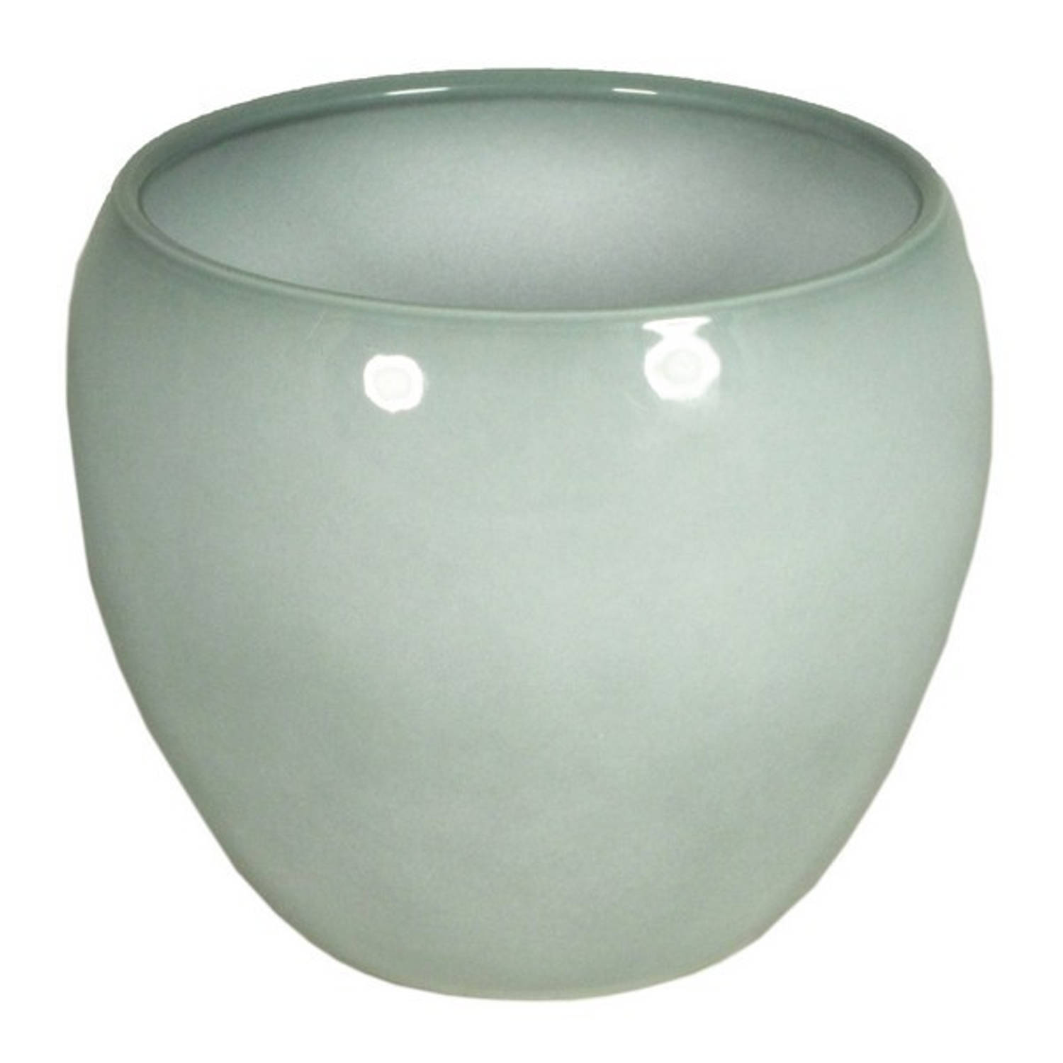 Pot Rian D22 H18.5cm Misty Green - Groen