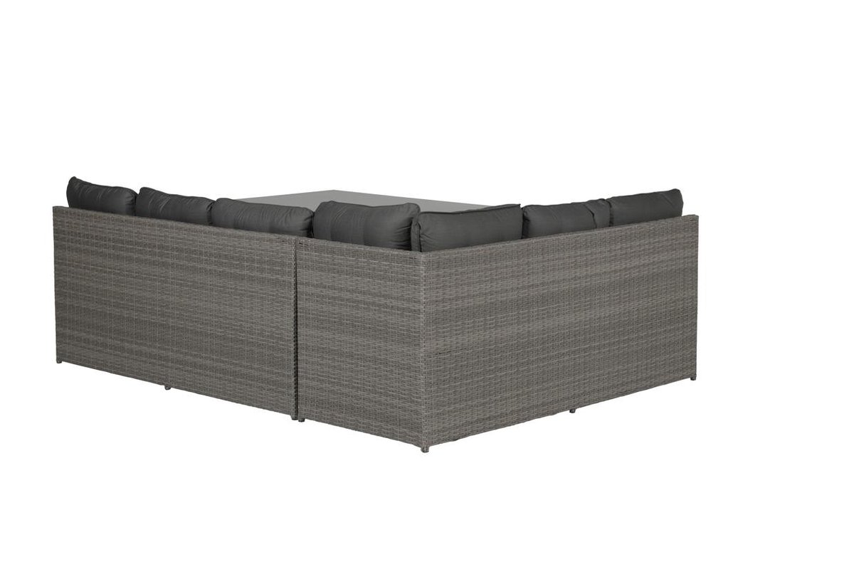 Garden Impressions Lapa Lounge Dining Set 5-delig - - Grijs