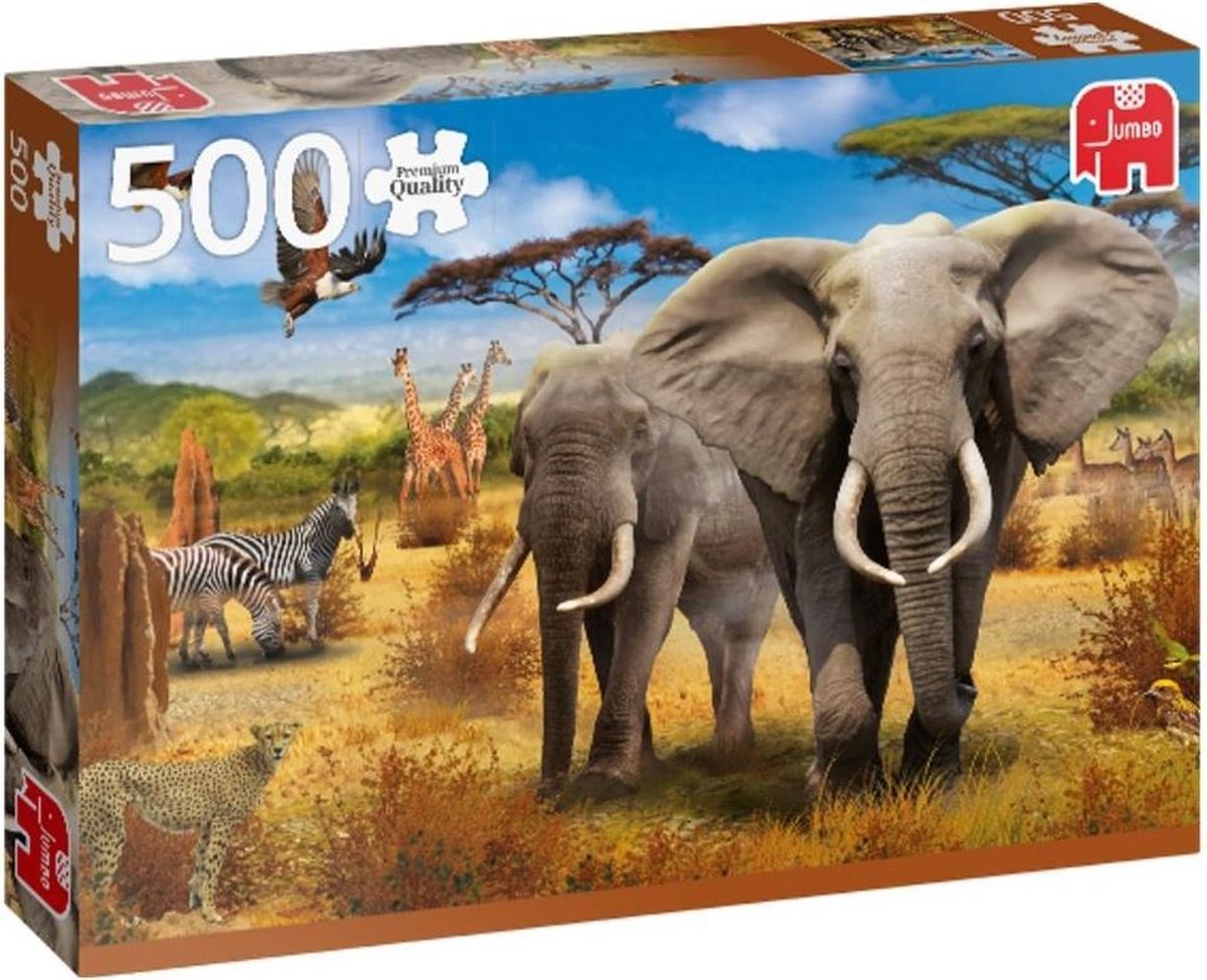 Jumbo Legpuzzel African Savannah 500 Stukjes