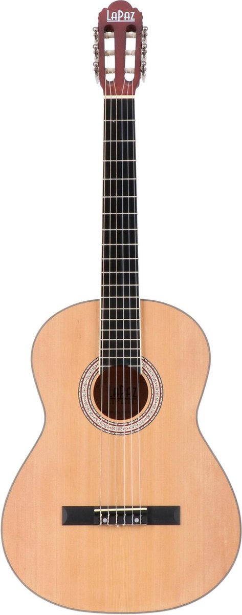 Lapaz C30N klassieke gitaar mat naturel