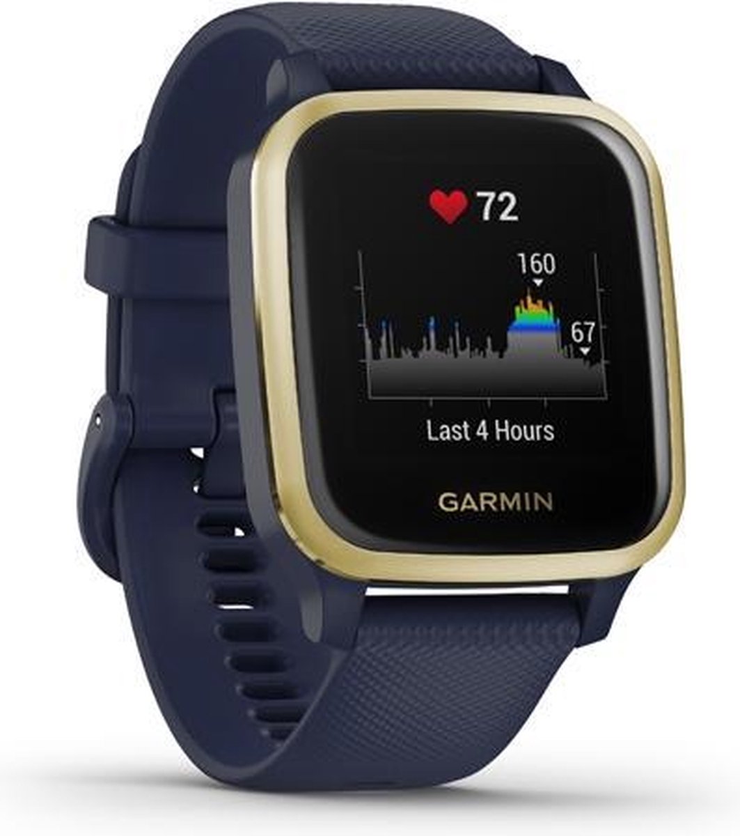 Garmin Venu Sq Music Blauw/ - Goud