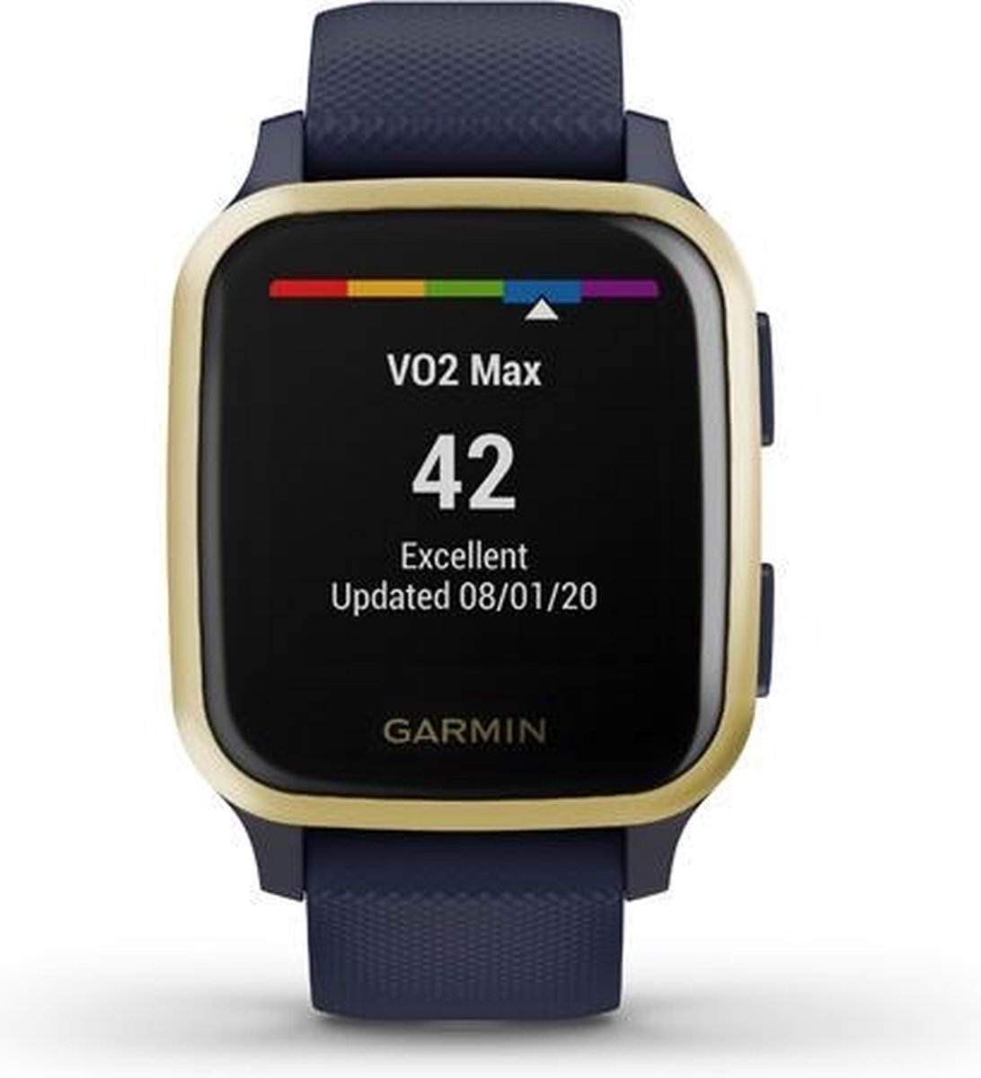 Garmin Venu Sq Music Blauw/ - Goud