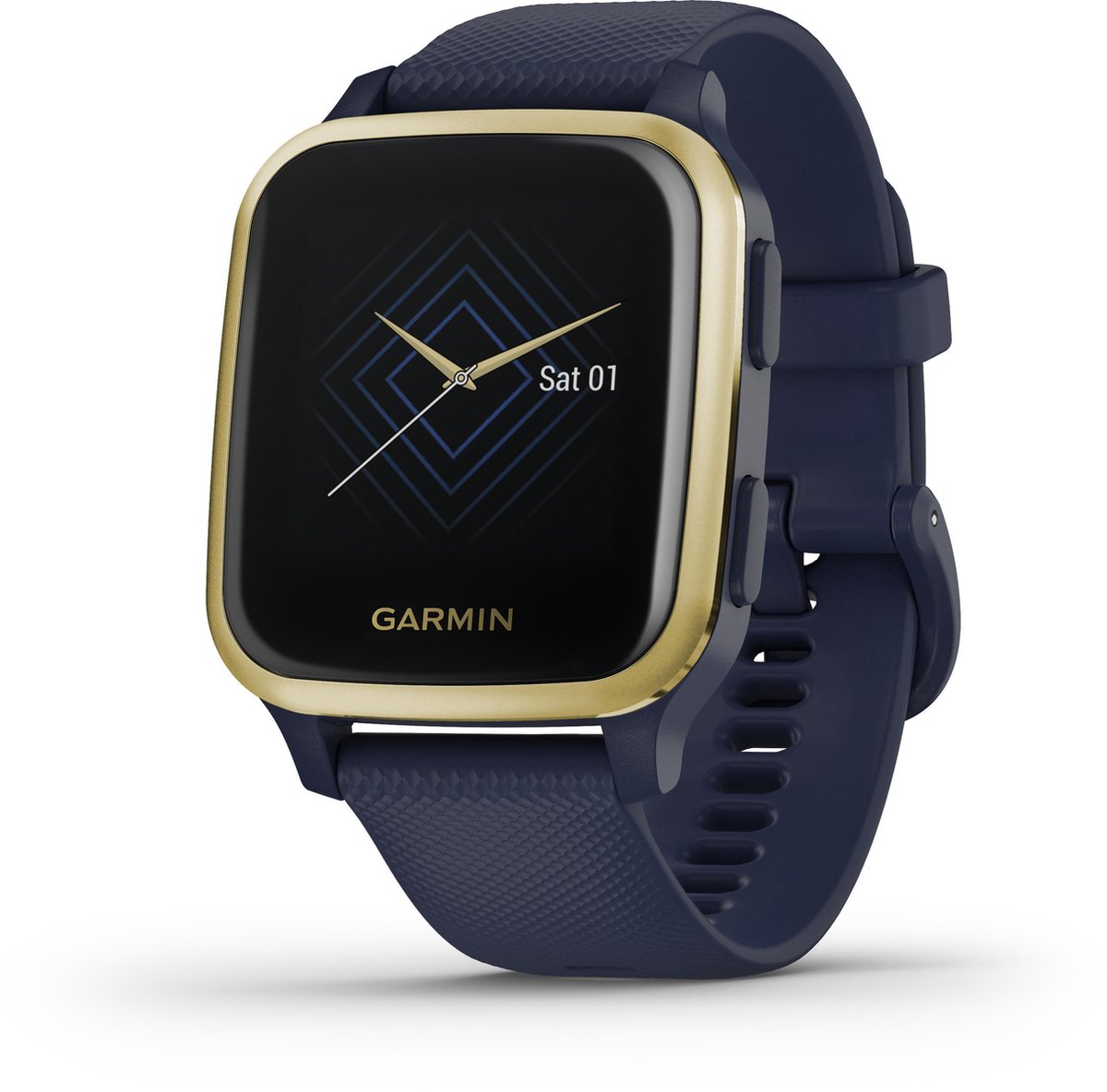 Garmin Venu Sq Music Blauw/ - Goud